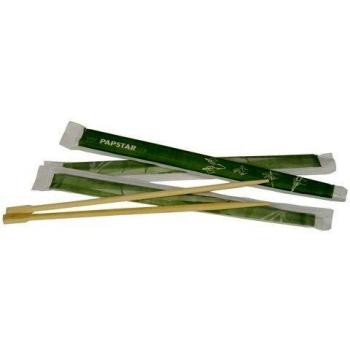 Einweg-Essstäbchen 23 cm, einzeln verpackt (100 Stück)