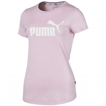 Puma ESS Logo Tee T-Shirt Femme, Rose