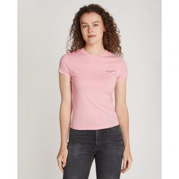 Camiseta Tommy Jeans para Mujer con Logo Slim Fit
