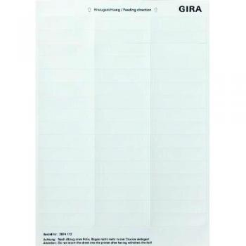 Accessori Gira 2874112 Fogli Etichetta 15,8x67 mm