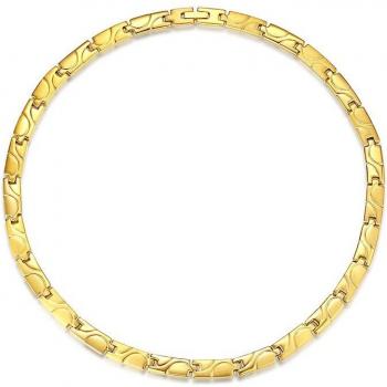 Happish – collier énergétique en acier inoxydable 316L, germanium 264, pour hommes et femmes, TG4617