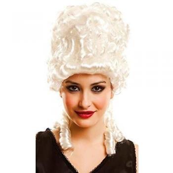 Parrucca Barocca Imperatrice con riccioli e accessori decorativi