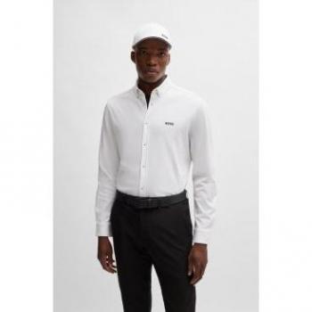 Camicia Boss B Motion a Maniche Luneghi 10263169 White S