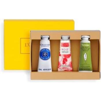 Hand Cream Trio: Shea, Rose, Verbena – L’Occitane