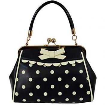 Crazy Little Thing Handtasche Schwarz mit Zierschleife