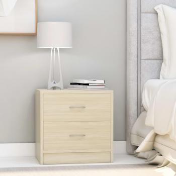VidaXL Bedside Table Sonoma Oak 40x30x40 cm Engineered Wood