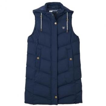 Savannah Women's Long Gilet in Navy