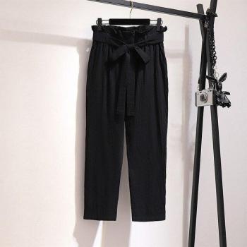Plus Size 10XL Black Office Pants for Women