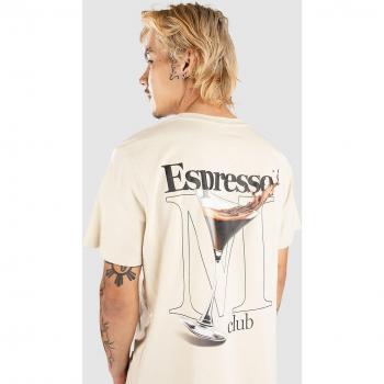 Mister Tee T-Shirt Espresso M Club beige
