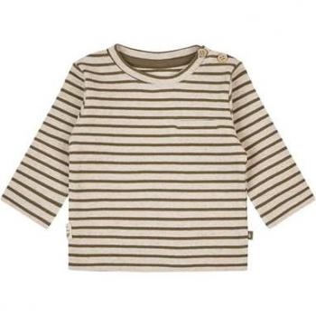 T-shirt blanc mélangé rayé chaud STACCATO