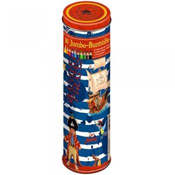Sharky Buntstift Dose 10 Jumbo Stifte 11363