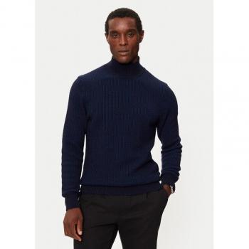BOSS H-Emaurelio Rollkragenpullover in Dunkelblau