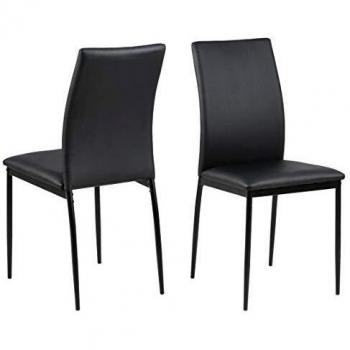 ACTONA GROUP Esszimmerstuhl (4er-Set) in schwarz