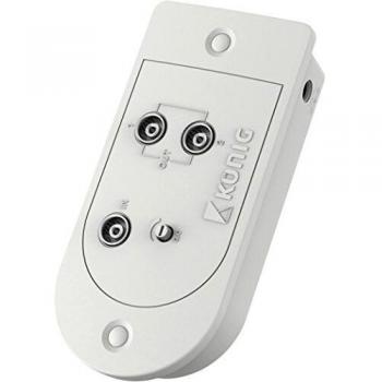 Kabel-TV Verstärker mit 25 dB und 2 Ausgängen