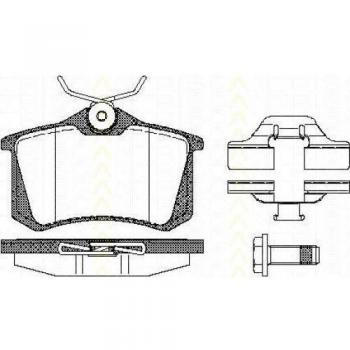 Kit Pastiglie Freno Triscan 8110 10544