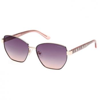 Guess Women's Metal Sunglasses GU00102 20B Gradient Smoke 56mm
