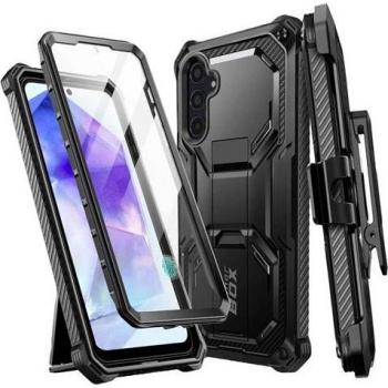 Samsung Galaxy A55 – Coque Carbone, Protection Complète, Noir