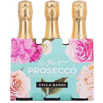 Prosecco Villa Sandi Il Fresco Treviso Brut 3‑Pack – 0,2 l – DOC 11 % Vol