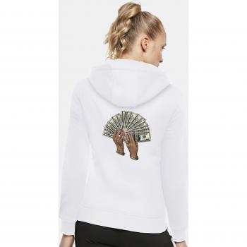 Sweatshirt à capuche Miss Tee B**** Blanc M