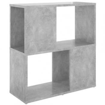 Mueble para Libros Gris Hormigón 60x24x63 cm