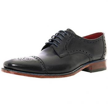 Loake Foley Standard Fit Oxford Shoes Black Size 10