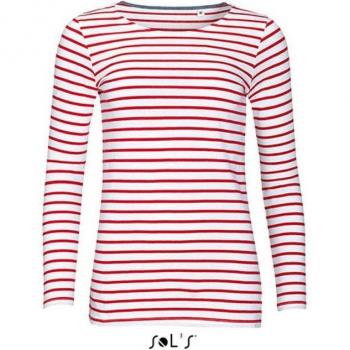 Frauen Langarmshirt Sol's Marine