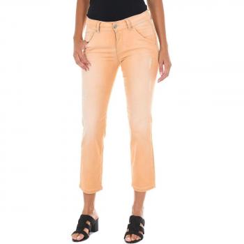 Pantalone Arancione Uomo/Donna Efecto Desgastato 70DBF0636‑G194