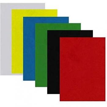 Felle rubberbladeren set (6) – kleurrijk assortiment