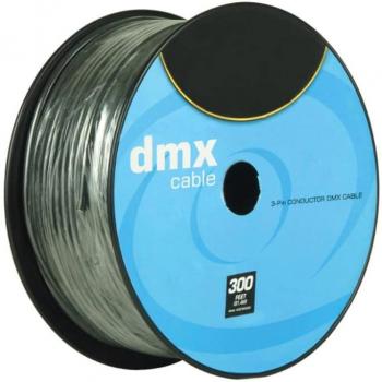 American DJ 3-Conducter DMX Cable, 300' on Spool, Accu-Cable (AC3CDMX300)
