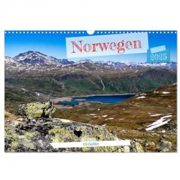 Norwegen Wanderbar (Wandkalender 2025 DIN A3 quer) CALVENDO Monatskalender