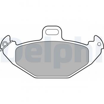 DELPHI LP1252 Pastilhas de freio