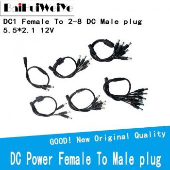 DC Energie 1 Weibliche zu 5 Männlichen Splitter Adapter 5,5mm * 2,1mm 12V