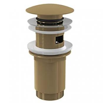 Alcaplast Presa Lavabo ClickClack Oro Spazzolato 5/4 A392‑GB