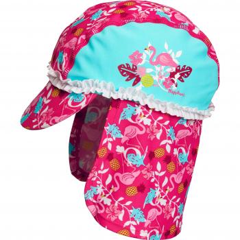 Casquette anti-UV flamant rose pour enfant