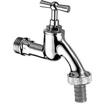 Schell sortie de robinet 1/2 chromé mat