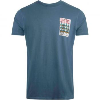Weird Fish Hey Teacher Heritage Artist T-Shirt Blue