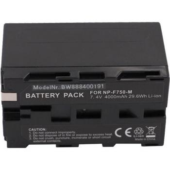 Ersatzakku für Sony CCD-TRV87/88/930/92, 4000 mAh Li-Ion