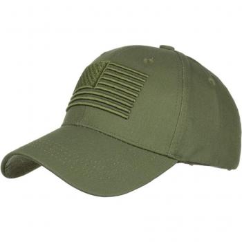 Gorra de algodón con diseño de bandera de EE. UU