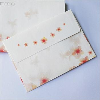 Paquet de 10 enveloppes B6 florales