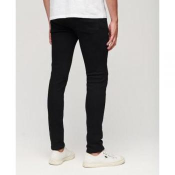 Jeans Superdry 31/32 pitillo negro