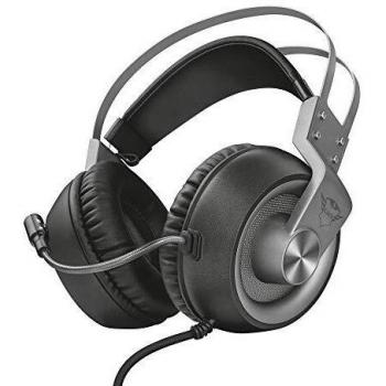 Trust GXT 430 Gaming Headset, kabelgebunden, Schwarz, Silber