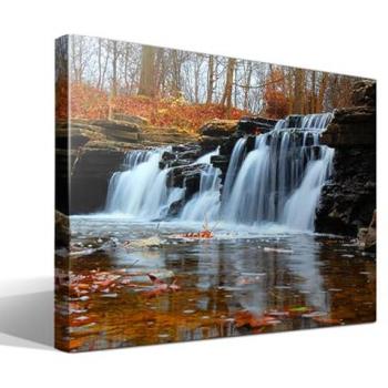 Escena Fluvial Illinois – Impresión Giclée sobre Lienzo