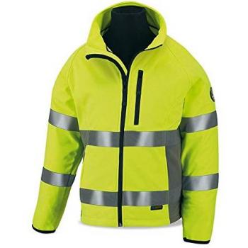 Cazadora de Trabajo Soft Shell Alta Visibilidad M