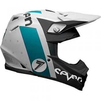 Seven MX Flight Matte Aqua 2018 Moto‑9 Adjustable MX Helmet
