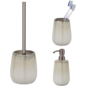 Elegantes Badaccessoire-Set »Marano«, 3 Teile, schwarz glänzend