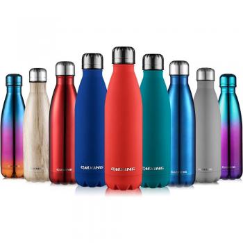 CMXING Bottiglia Termica Rosso Scuro 500ml