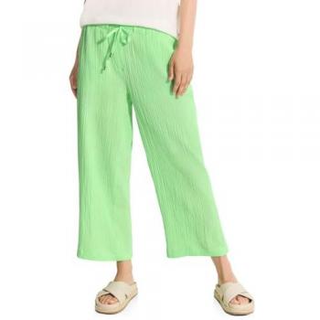 High Waist Stoffhose Cecil – Damen XL – Casual‑Fit – Matcha Lime – 100 % Baumwolle