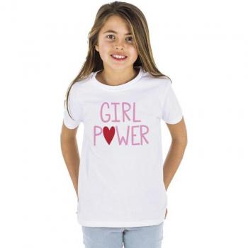 Tee per bambini GIRL POWER MPT 2 anni bianco