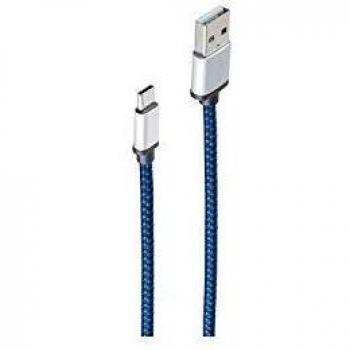 SHIVERPEAKS 0.9m USB A to USB Type-C Nylon Cable