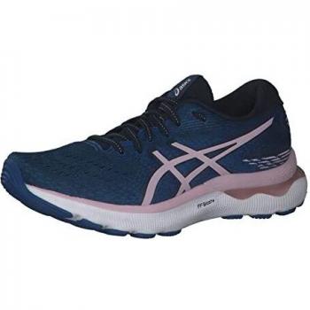 ASICS Gel‑Nimbus 24 for Women – French Blue / Barely Rose, UK 07